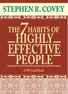 7 Habits Of Highly Effective People By Stephen Covey cards